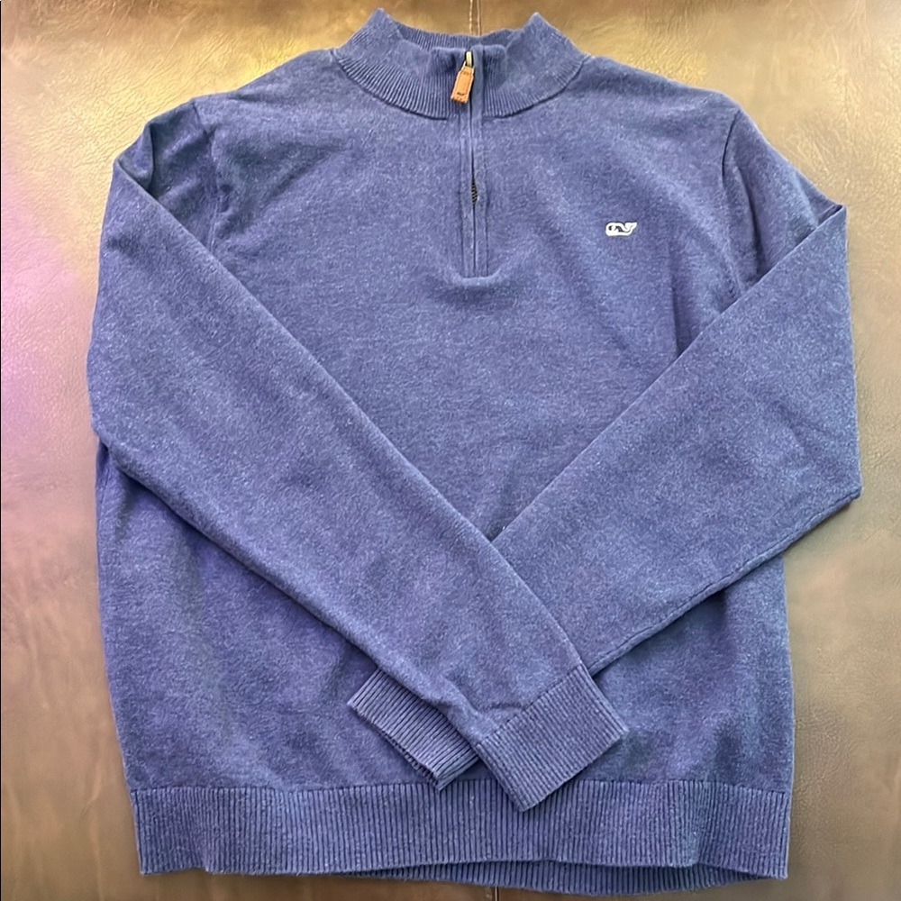 Vineyard vines boys Blue Half-Zip Sweater